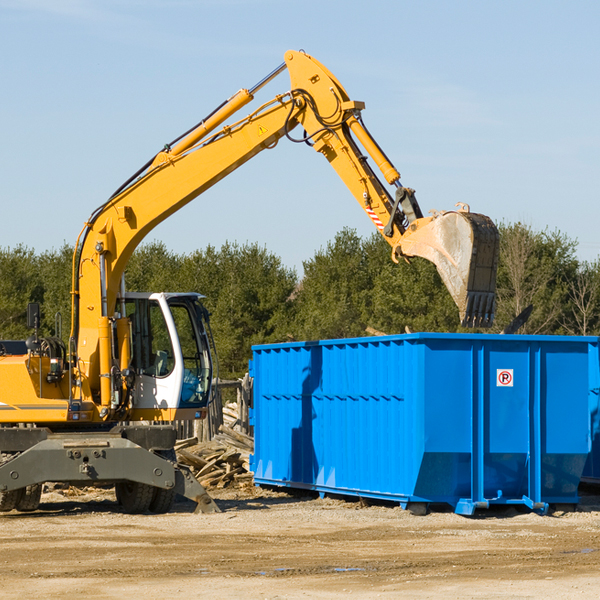 what are the rental fees for a residential dumpster in Madison County